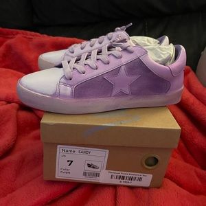 Mi,im purple shoes size 7 NIB